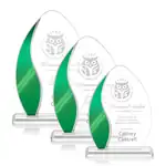 Trophée Sherborne en cristal Starfire - Gravure