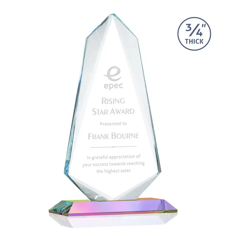 Sheridan Award - Starfire Crystal - Engraved #2