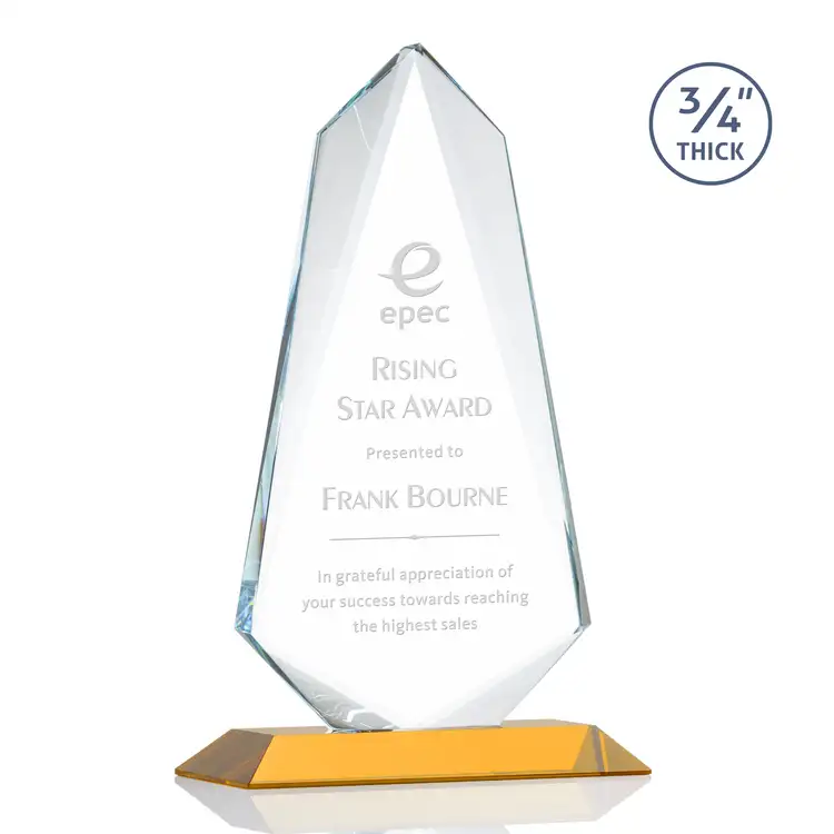 Sheridan Award - Starfire Crystal - Engraved #4