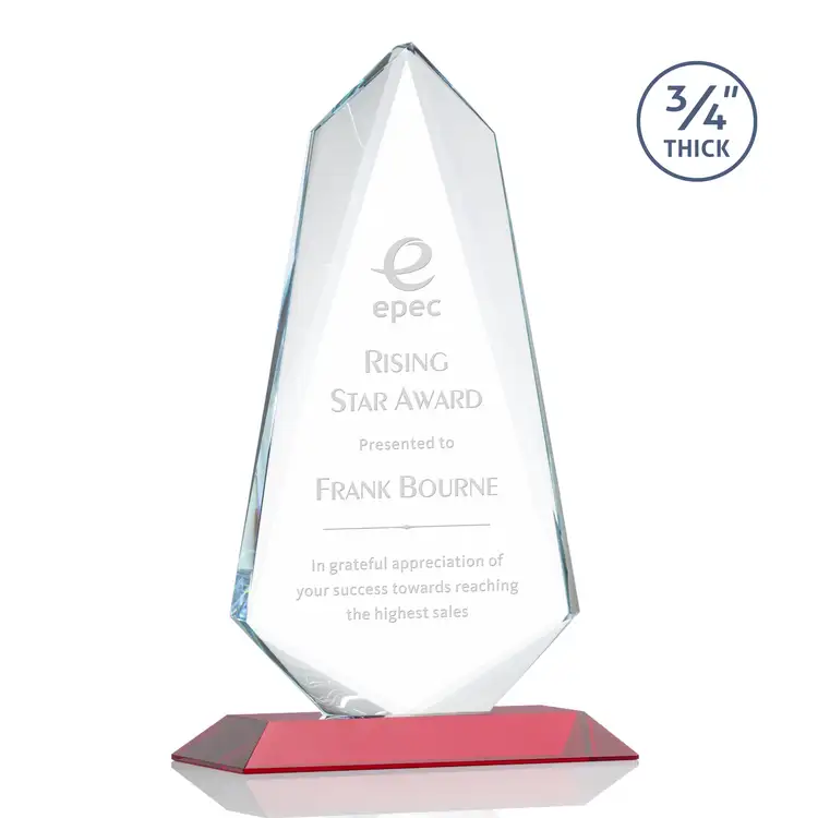 Sheridan Award - Starfire Crystal - Engraved #8