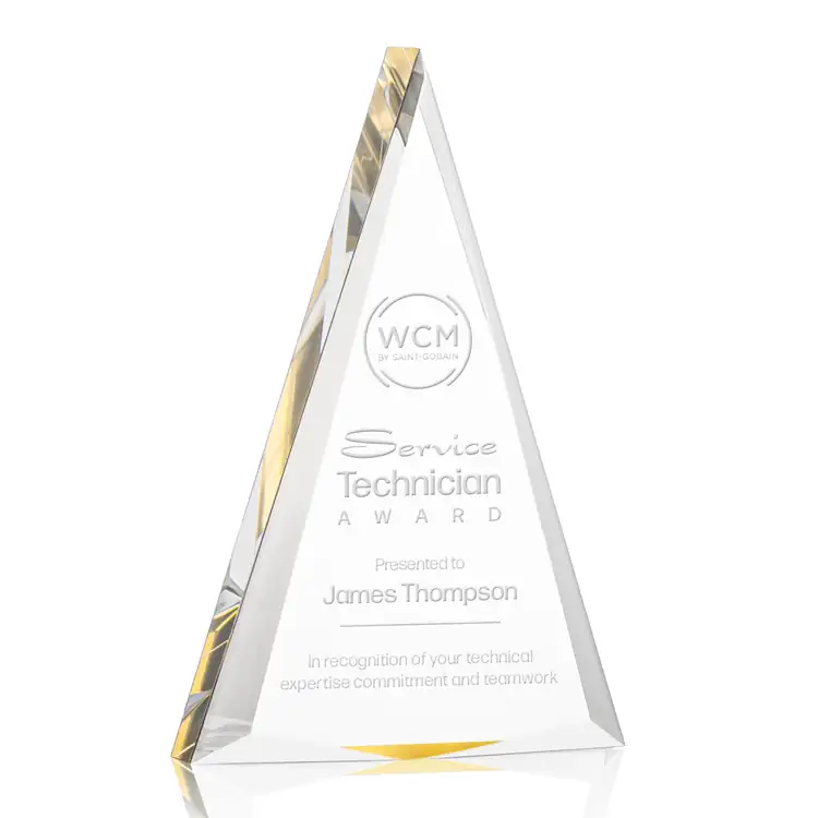 Shrewsbury Acrylic Award - Laser Engraving #2