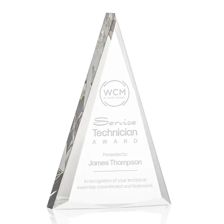Shrewsbury Acrylic Award - Laser Engraving #4