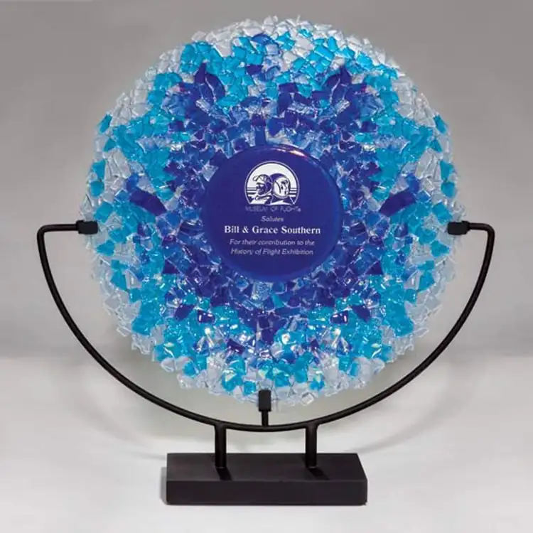 Trophée Solstice en verre d’art #2