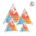 Trophée Spartan en acrylique - Triangle - Multicolore recto verso