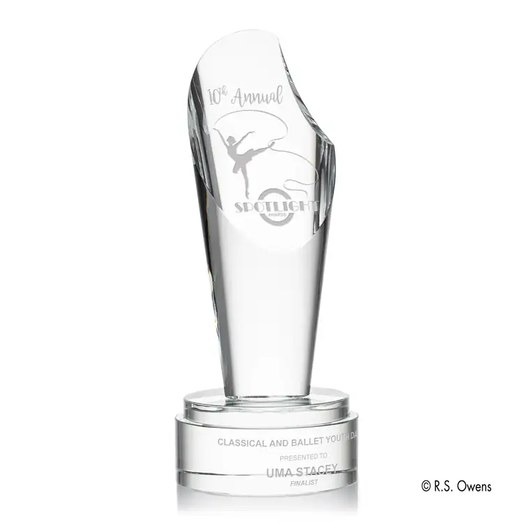 Trophée Spotlight R.S. Owens en cristal optique