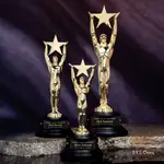 Trophée Star Achievement sur socle au fini ébène