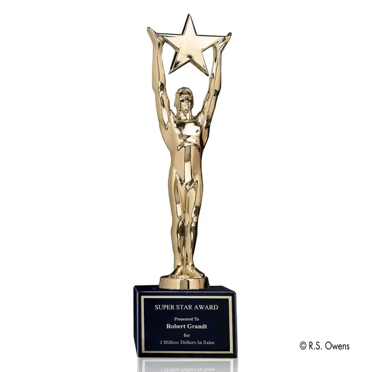 Star Achievement Award on Marble #2