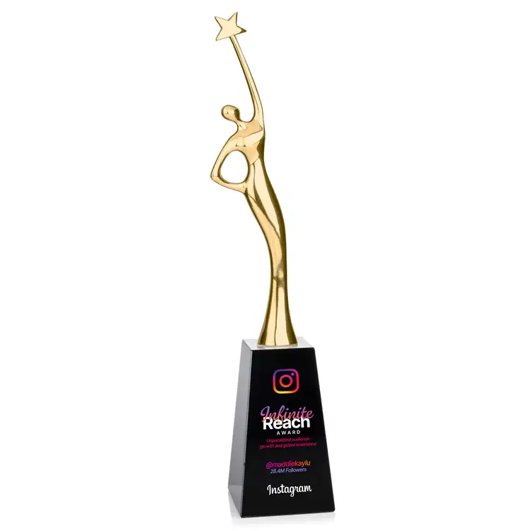 Star Goddess Metal and Crystal Award - Multicolor #2