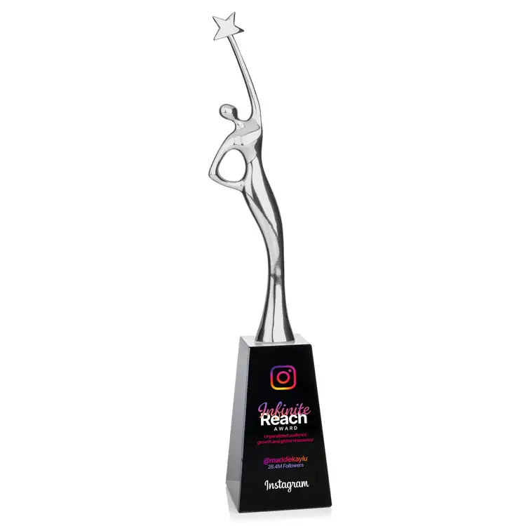 Star Goddess Metal and Crystal Award - Multicolor #4
