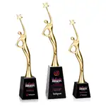 Trophée Star Goddess en métal et cristal - Multicolore