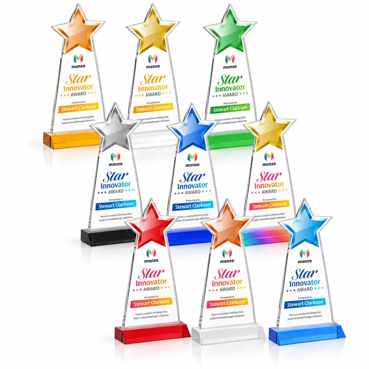 Starlite Award - Starfire Crystal - Multicolor