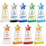 Trophée Starlite sur socle Alberton - Impression multicolore