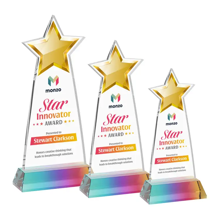 Starlite Award on Hartford Base - Multicolor Print #10