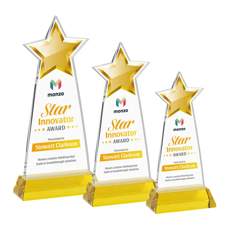 Starlite Award on Hartford Base - Multicolor Print #11