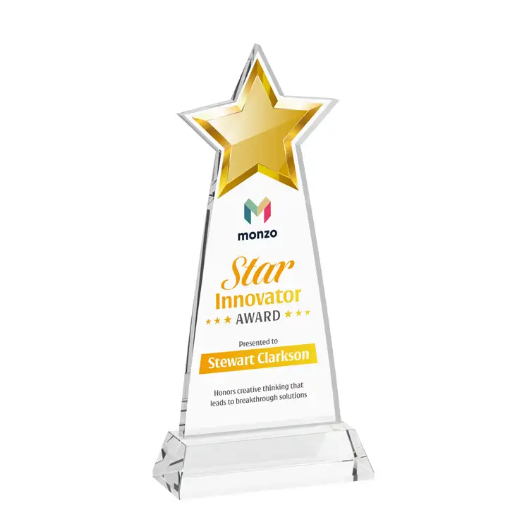 Starlite Award on Hartford Base - Multicolor Print #13
