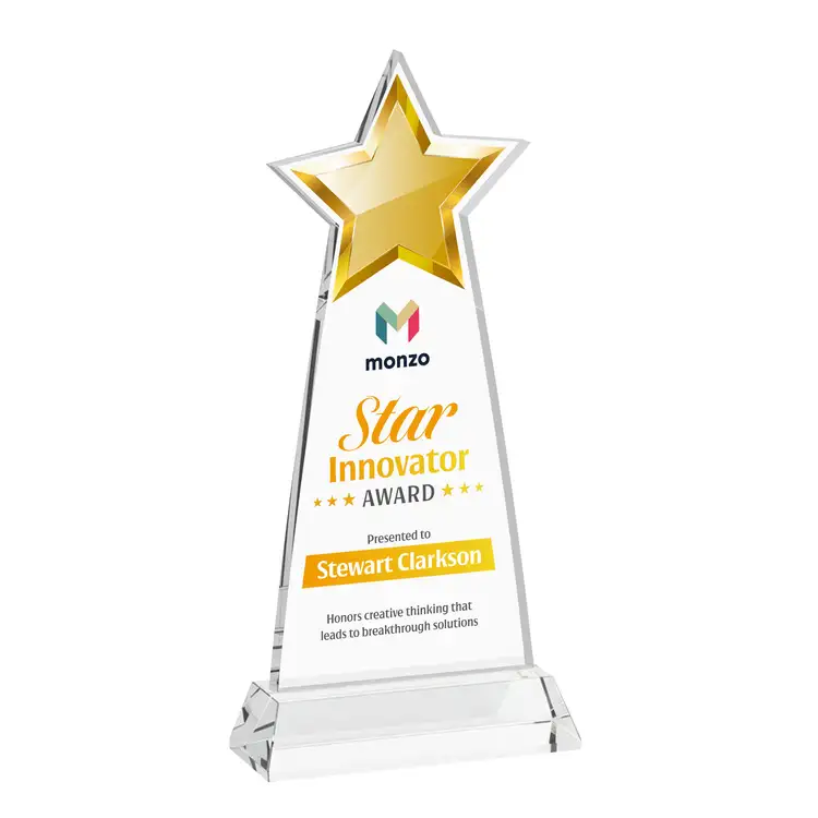 Starlite Award on Hartford Base - Multicolor Print #14