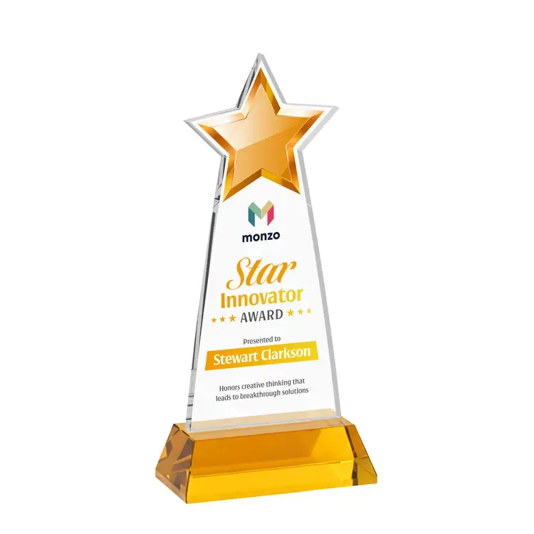 Starlite Award on Hartford Base - Multicolor Print #30