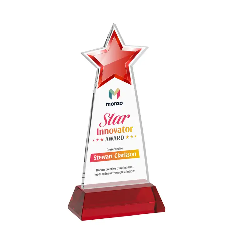 Starlite Award on Hartford Base - Multicolor Print #33