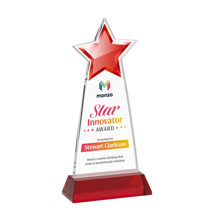 Starlite Award on Hartford Base - Multicolor Print #34