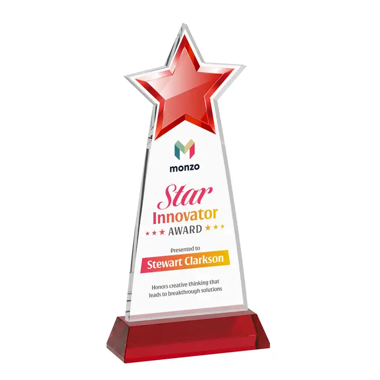 Starlite Award on Hartford Base - Multicolor Print #35