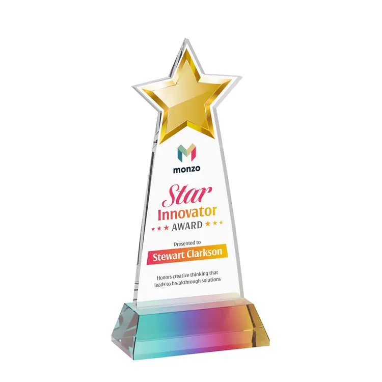 Starlite Award on Hartford Base - Multicolor Print #36
