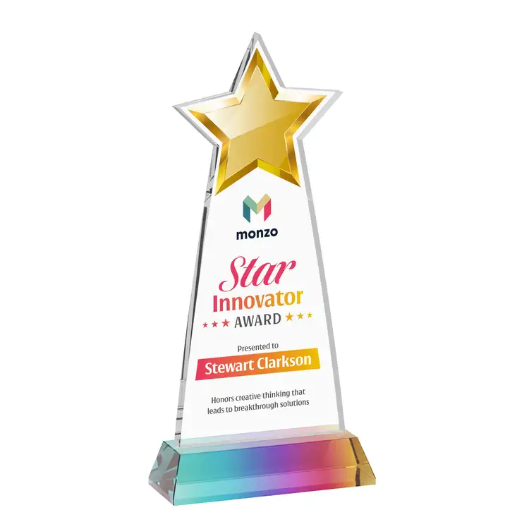 Starlite Award on Hartford Base - Multicolor Print #38