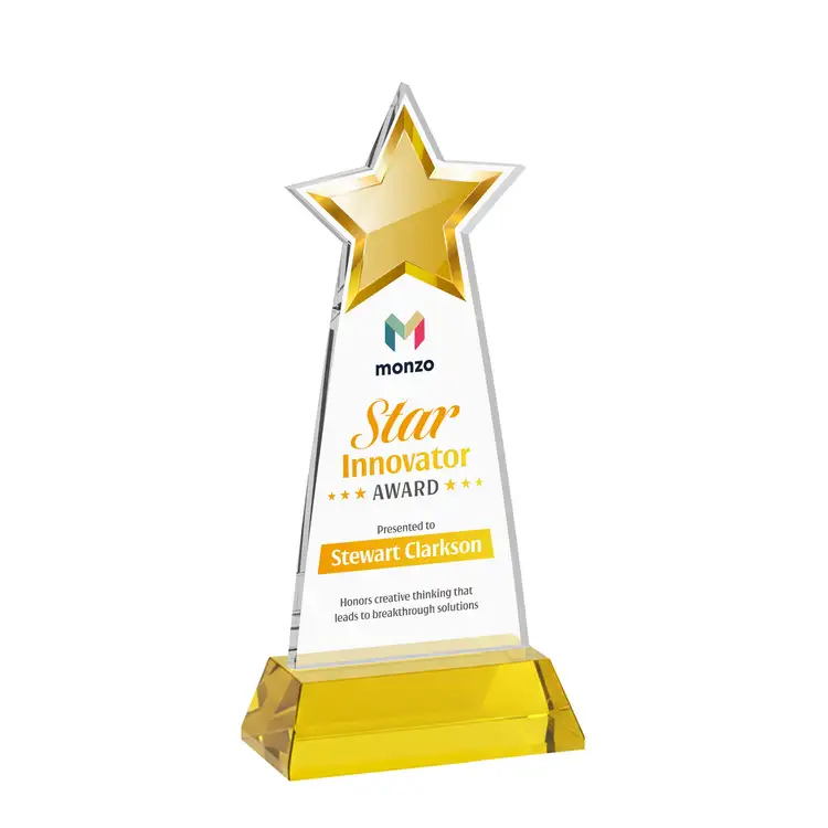 Starlite Award on Hartford Base - Multicolor Print #39