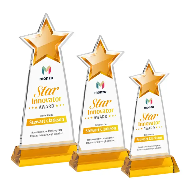 Starlite Award on Hartford Base - Multicolor Print #8