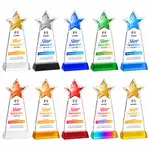 Trophée Starlite sur socle Hartford - Impression multicolore