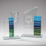 Trophée Strata - en verre d’art/Starfire