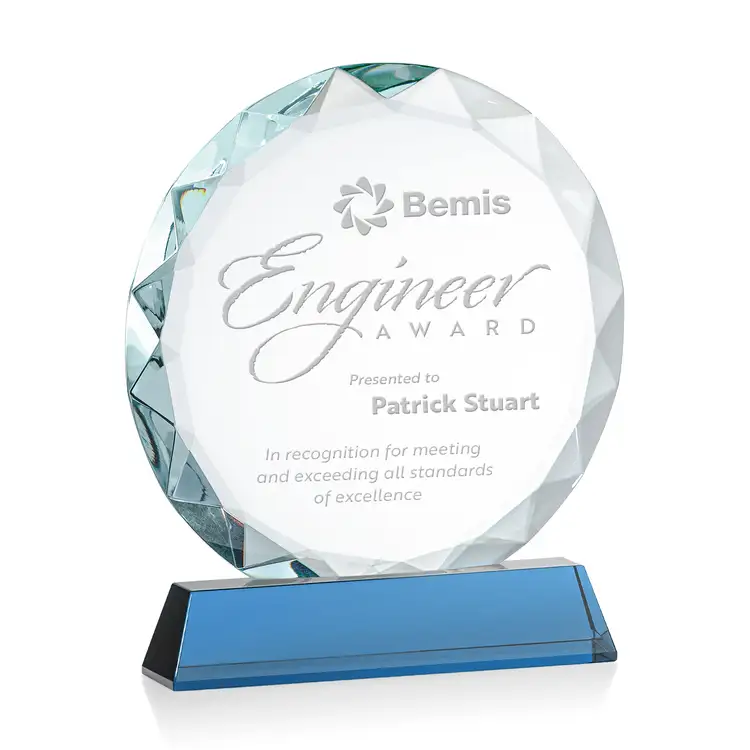 Stratford Award - Optical Crystal - Engraved #10