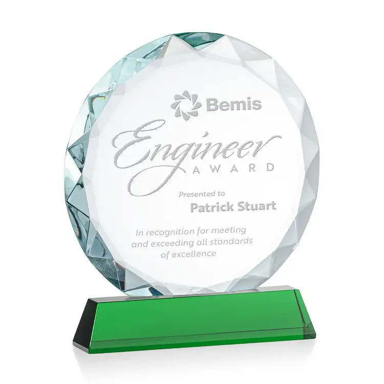 Stratford Award - Optical Crystal - Engraved #3