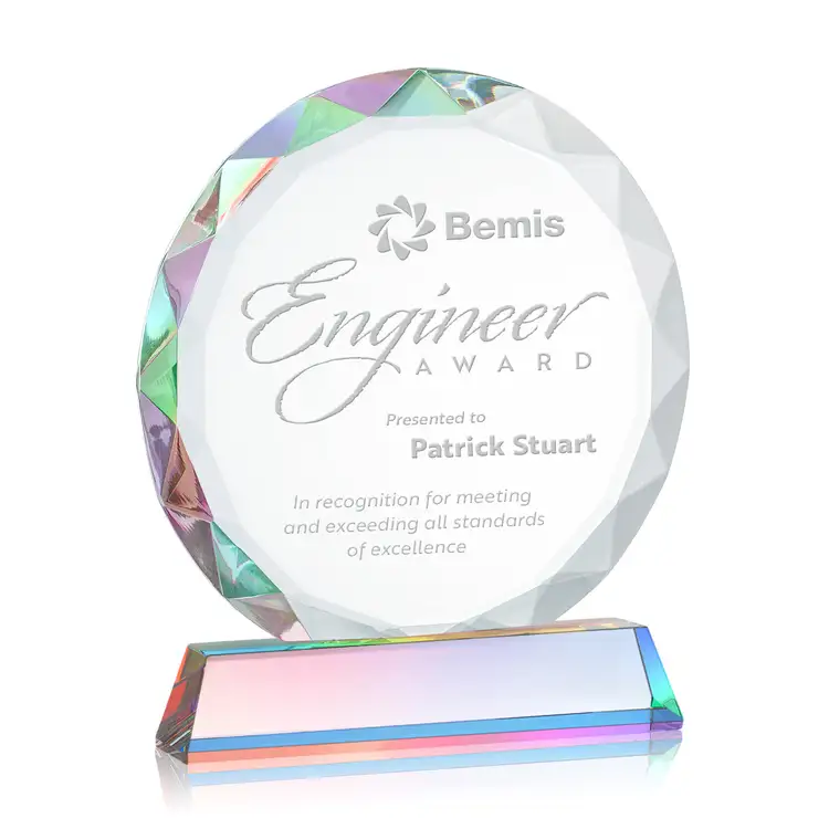 Stratford Award - Optical Crystal - Engraved #6