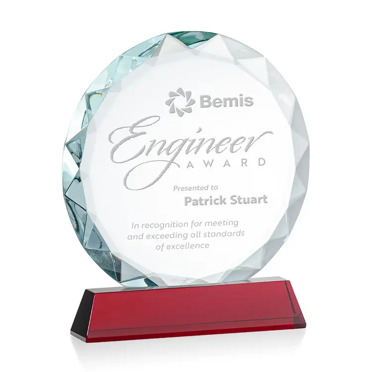 Stratford Award - Optical Crystal - Engraved #7