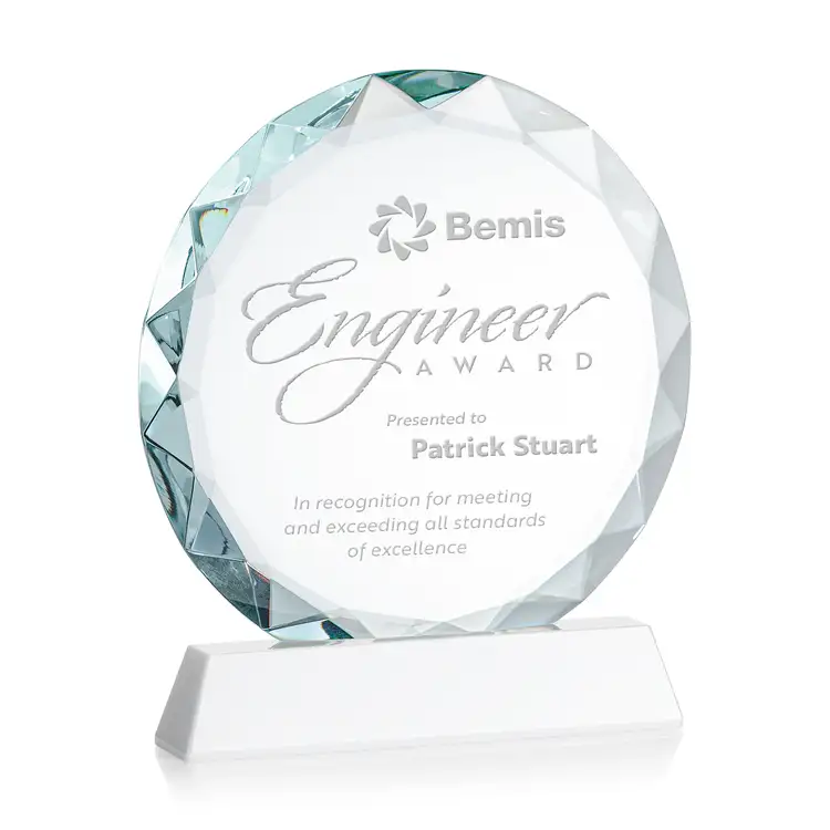 Stratford Award - Optical Crystal - Engraved #8