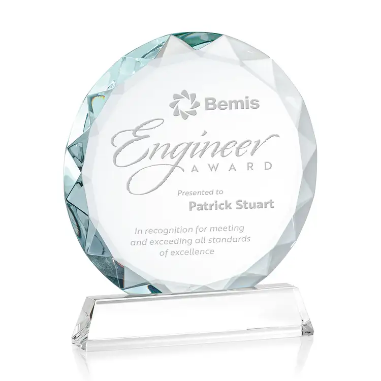 Stratford Award - Optical Crystal - Engraved #9