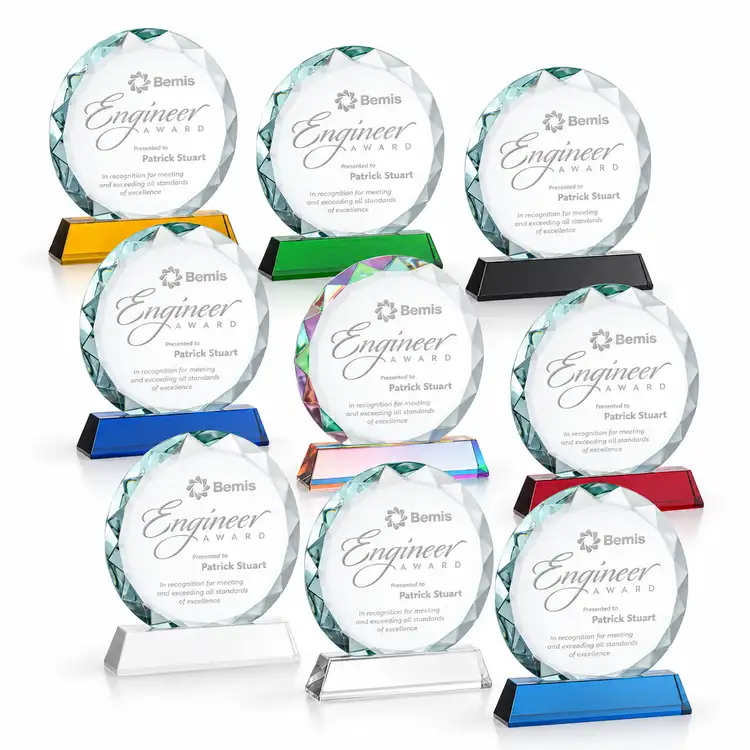 Stratford Award - Optical Crystal - Engraved