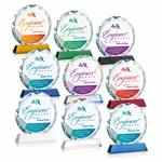 Trophée Stratford en cristal optique - Multicolore
