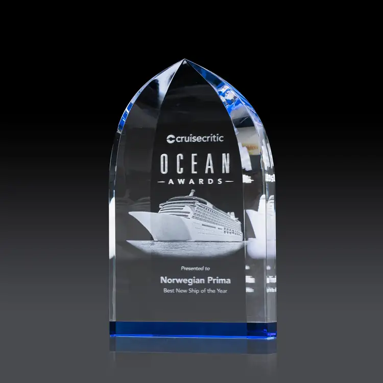 Strobel Optical Crystal Award - 3D Engraving #2