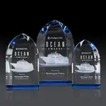 Trophée Strobel en cristal optique - Gravure 3D