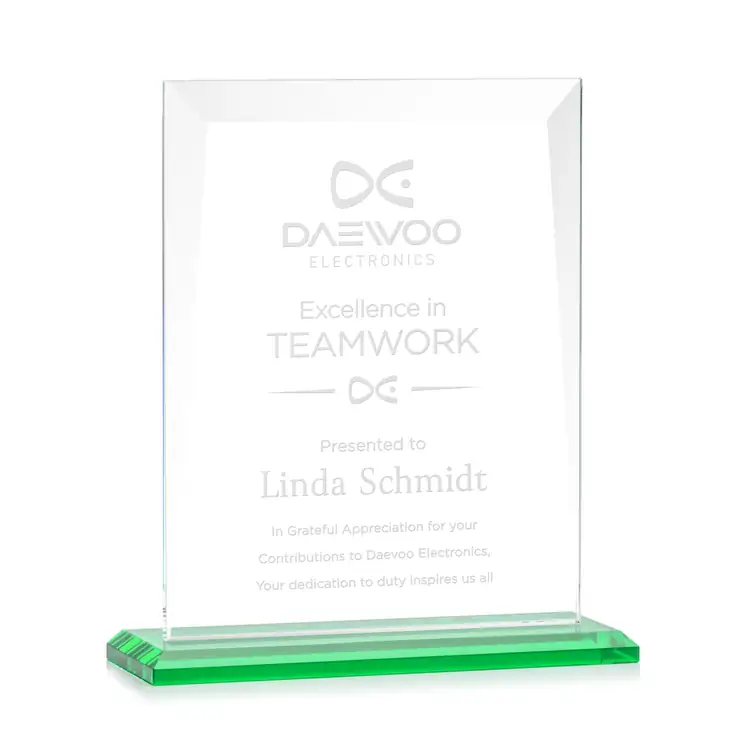 Sullivan Starfire Crystal Award - Deep Etch #3