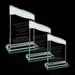 Trophée Sutherland en verre jade