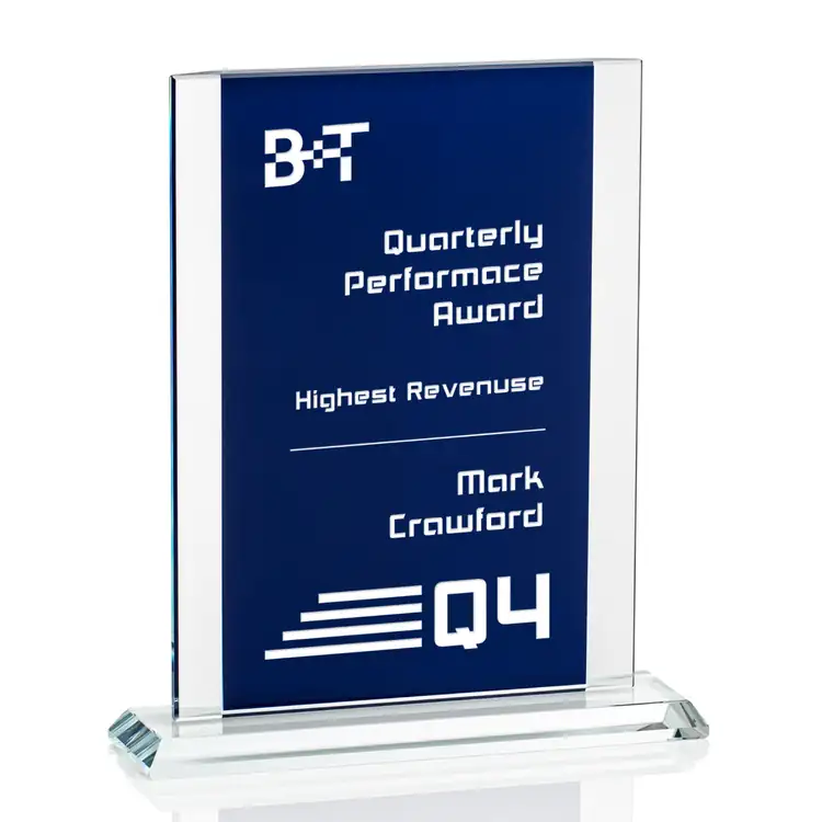 Tameside Starfire Crystal Award - Laser Engraving #2