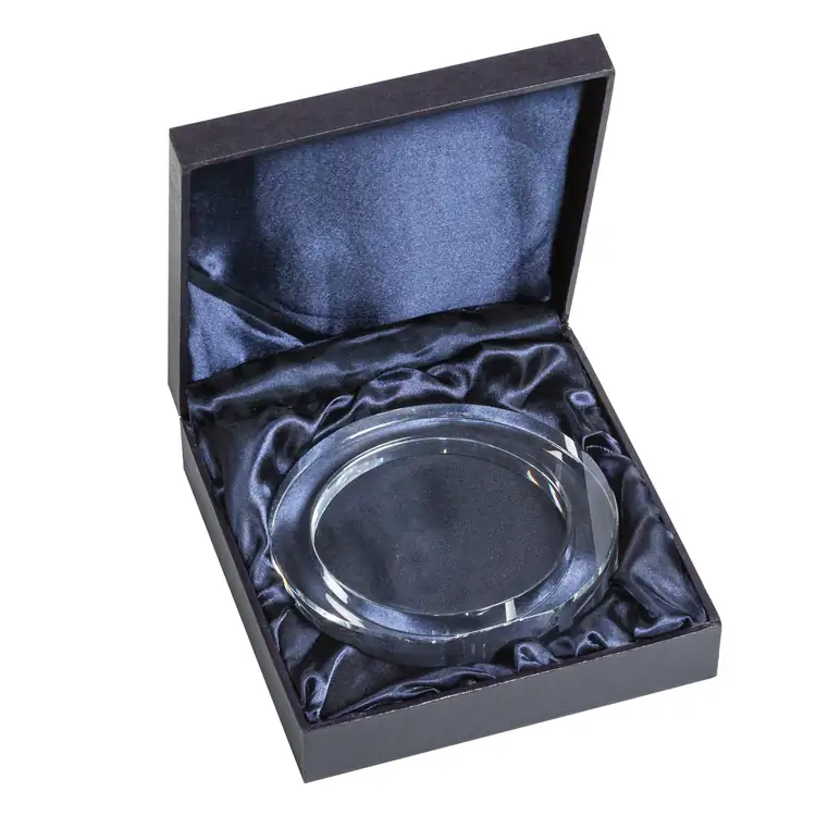 Templeton Freestanding Optical Crystal Award - Deep Etch #6