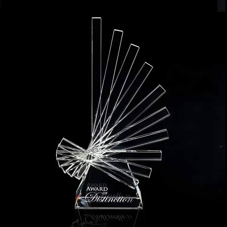 R.S. Owens Tendrillar Optical Crystal Spiral Award