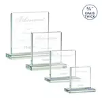 Trophée Terra en cristal jade - Gravure