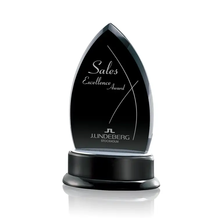 Thompson Black Crystal Award - Deep Etch #3
