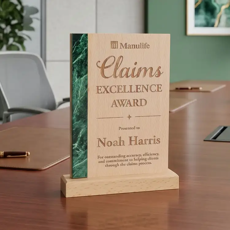 Thornhill Beechwood Award - Laser Engraved #3