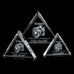 Trophée Tideswell en cristal optique - Gravure 3D