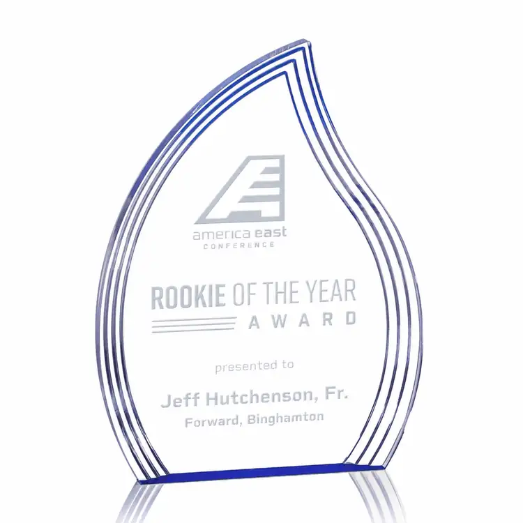 Tidworth Right Flame Acrylic Award - Laser Engraved #3
